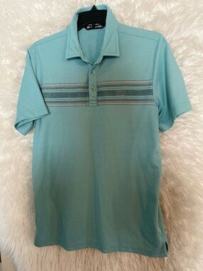 Travis Mathew Men’s Pima Cotton Blend Short Sleeve Polo Shirt. Medium